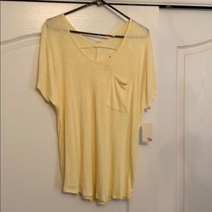 Yellow XXL pocket tee